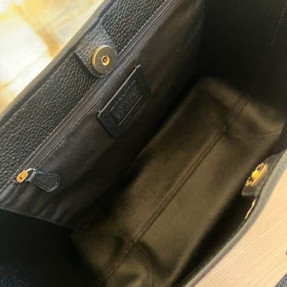 Coach Zebra Print City tote & wallet set brown black NWT - Picture 8 of 15